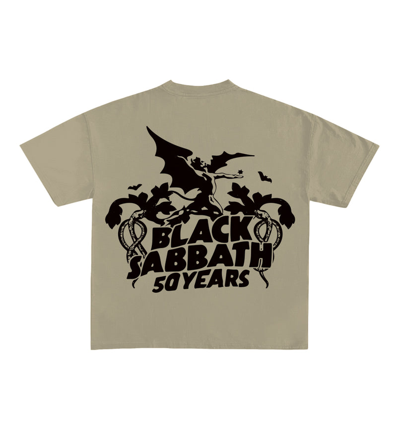 Black Sabbath Designed Oversized Tee