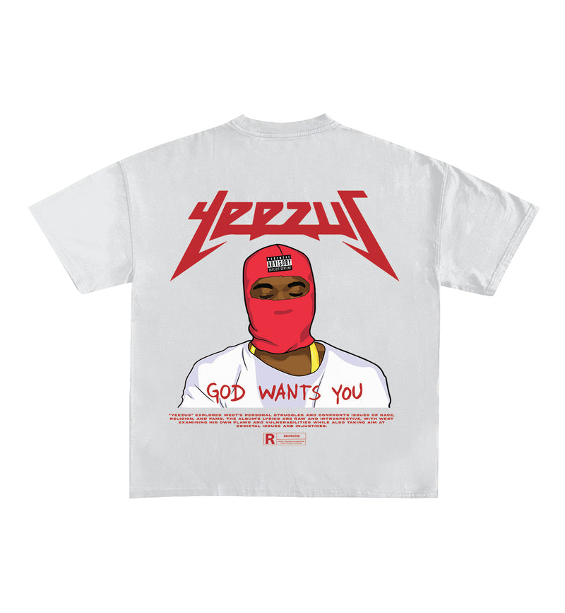 Yeezus Designed Oversized Tee