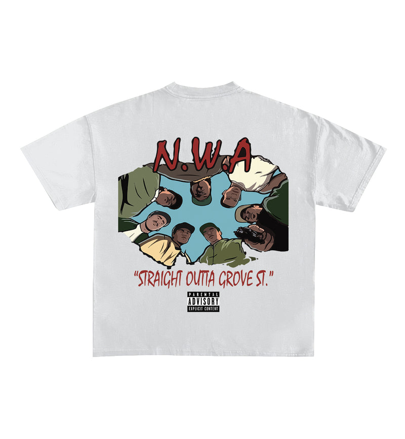 N.W.A Designed Oversized Tee