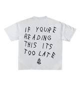 Drake Quote Designed Oversized Tee