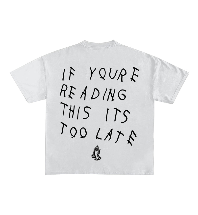 Drake Quote Designed Oversized Tee