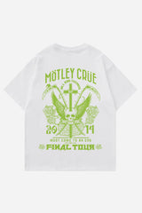 Motley Crue Designed Oversized T-shirt