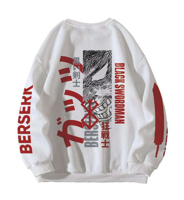 Berserk Designed Oversized Sweatshirt