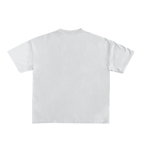 Bindas White Oversized Tee