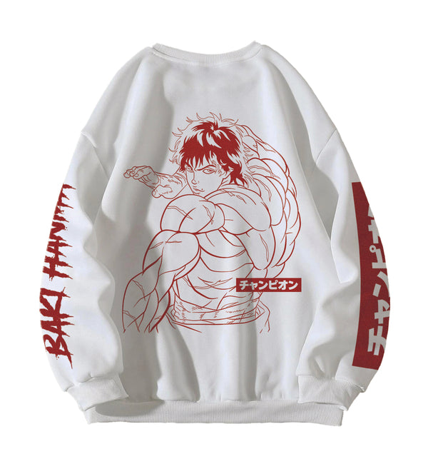 Baki Designed Oversized Sweatshirt