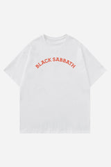 Black Sabbath Designed Oversized Acidwash T-shirt