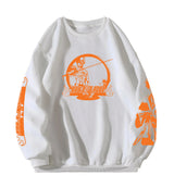 Bleach Designed Oversized Sweatshirt