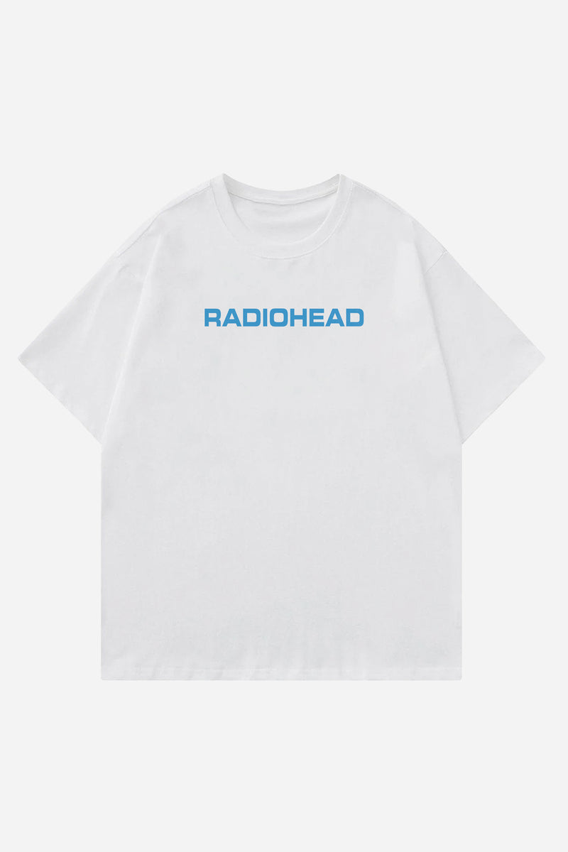 Radio Head Designed Oversized T-shirt