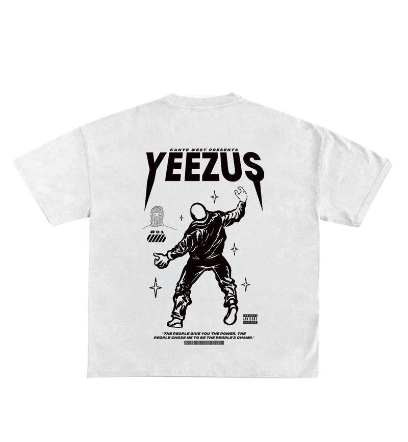 Yeezus Designed Oversized Tee - Bindas Apparel