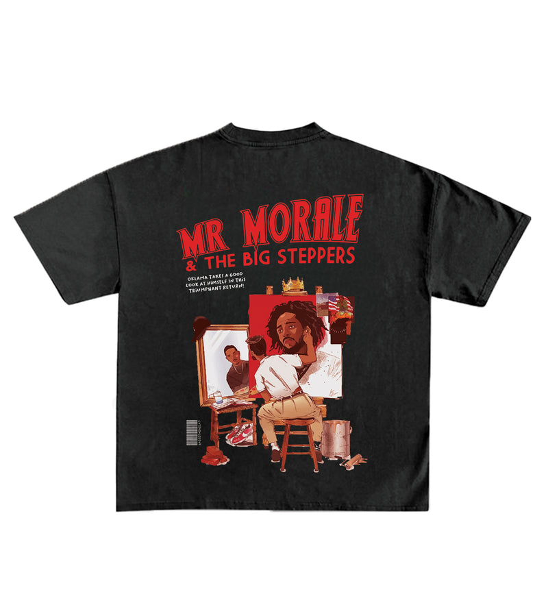 Mr. Morale Designed Oversized Tee - Bindas Apparel