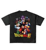 Dragon Ball Z Designed Oversized Tee