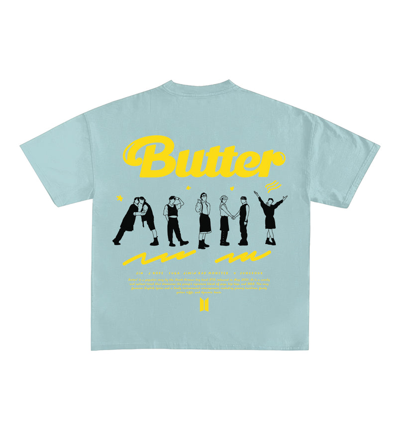 BTS Butter Designed Oversized Tee