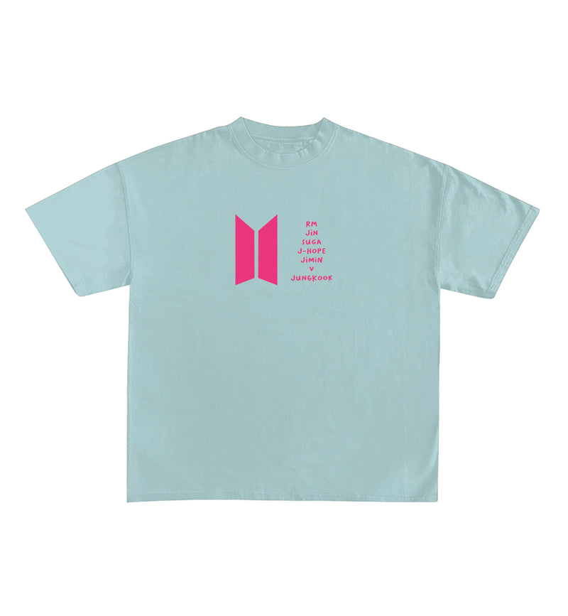 K Pop BTS Designed Oversized Tee