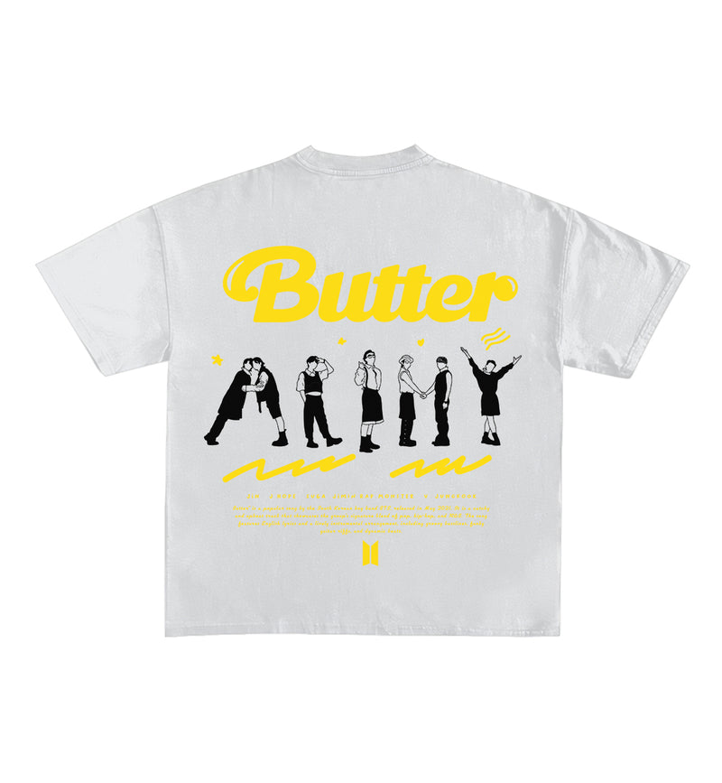 BTS Butter Designed Oversized Tee